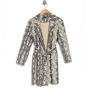 LOVE TOKEN LEOPARD PRINT FAUX SUEDE JACKET - NWT!